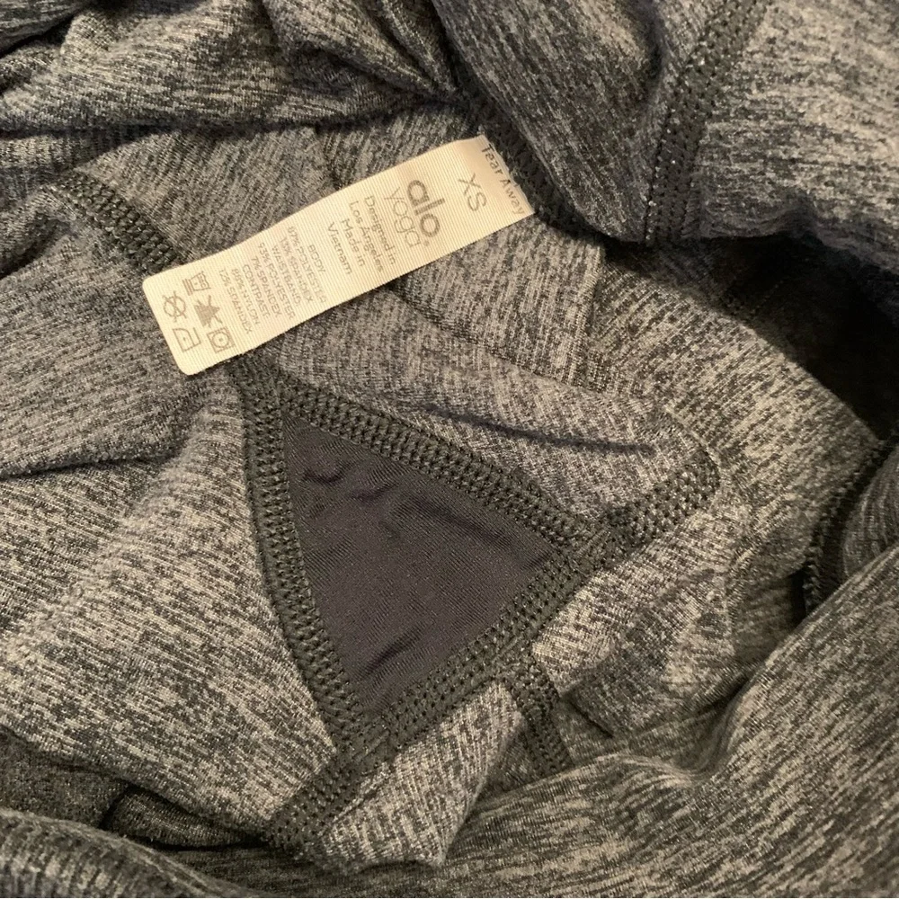 Alo Yoga Alosoft High Waist Lounge Legging Dark Heather Gray XS Activewear